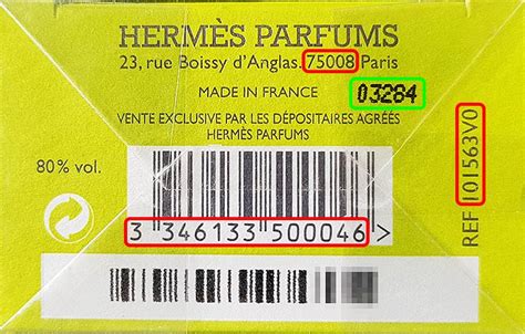 how to check hermes perfume expiry date|Hermès batch code decoder, check cosmetics production date.